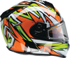 Z1R Warrant Snow Helmet - Neuron - Orange/Green - Medium 0101-17225