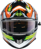 Z1R Warrant Snow Helmet - Neuron - Orange/Green - Medium 0101-17225