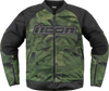 ICON Overlord3 Mesh* Camo Jacket - Green - XL 2820-6708