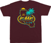  FMF Golden Stay T-Shirt - Maroon - Small SP24118904MRNSM 
