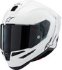  ALPINESTARS Supertech R10 Helmet - Solid - Gloss White - Medium 8200124-2170-M 