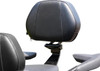  SHOW CHROME Ballistic Passenger Backrest - Black - Ryker '19-'23 41-420C 