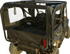  SEIZMIK Soft Doors - Middle/Rear Windows - Black - Honda Pioneer 1000 51-20983 