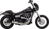 VANCE & HINES 2-into-1 Upsweep Exhaust System - Brushed 27635