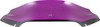  KLOCK WERKS Kolor Flare* Sport Windshield - 6" - Purple - FLTR KWW-01-0666 
