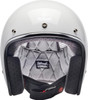  BILTWELL Bonanza Helmet - Gloss White - Large 1001-164-204 