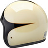 BILTWELL Bonanza Helmet - Gloss Vintage White/Black Scallop - 2XL 1001-559-206 