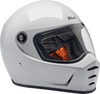  BILTWELL Lane Splitter Helmet - Gloss White - 2XL 1004-104-506 