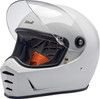  BILTWELL Lane Splitter Helmet - Gloss White - Large 1004-104-504 