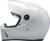  BILTWELL Lane Splitter Helmet - Gloss White - Medium 1004-104-503 