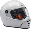 BILTWELL Lane Splitter Helmet - Gloss White - Small 1004-104-502