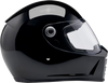 BILTWELL Lane Splitter Helmet - Gloss Black - Small 1004-101-502