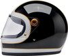  BILTWELL Gringo S Helmet - Gloss White/Black Tracker - 2XL 1003-566-506 