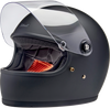 BILTWELL Gringo S Helmet - Flat Black - XS 1003-201-501