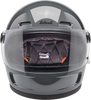 BILTWELL Gringo SV Helmet - Gloss Storm Gray - Large 1006-109-504