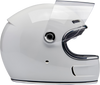 BILTWELL Gringo SV Helmet - Gloss White - Large 1006-104-504