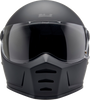 BILTWELL Lane Splitter Helmet - Flat Black - Large 1004-201-504