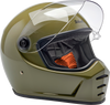 BILTWELL Lane Splitter Helmet - Gloss Olive Green - XL 1004-154-505