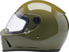  BILTWELL Lane Splitter Helmet - Gloss Olive Green - XL 1004-154-505 