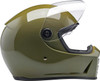  BILTWELL Lane Splitter Helmet - Gloss Olive Green - Small 1004-154-502 