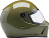  BILTWELL Lane Splitter Helmet - Gloss Olive Green - Small 1004-154-502 