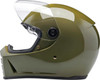  BILTWELL Lane Splitter Helmet - Gloss Olive Green - Small 1004-154-502 
