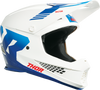 THOR Sector 2 Helmet - Carve - White/Blue - 2XL 0110-8134