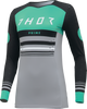 THOR Women's Prime Blaze Jersey - Black/Mint - Small 2911-0279