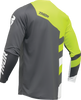 THOR Sector Checker Jersey - Gray/Acid - Small 2910-7594