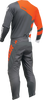 THOR Sector Checker Jersey - Charcoal/Orange - 4XL 2910-7593