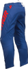 THOR Youth Sector Checker Pants - Navy/Red - US 22 2903-2441