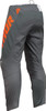  THOR Youth Sector Checker Pants - Charcoal/Orange - US 28 2903-2432 