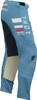  THOR Women's Prime Blaze Pants - Blue/White - 7/8 2902-0359 