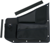 SHOW CHROME Kaliber Side Organizer - Driver and Passenger - Black w/ Blue Stitching H44-7BLU