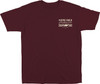  FMF Iconic T-Shirt - Maroon - Medium FA23118910MARMD 