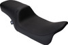  DRAG SPECIALTIES Predator 2-Up Seat - Vinyl - Black - Smooth - w/o Backrest - FLH '08-'23 0801-1487 