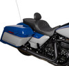  DRAG SPECIALTIES EZ Glide II Backrest - Small - Vinyl - Double Diamond Black Stitch 0822-0537 