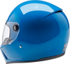BILTWELL Lane Splitter Helmet - Gloss Tahoe Blue - Large 1004-129-504