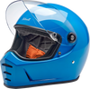 BILTWELL Lane Splitter Helmet - Gloss Tahoe Blue - Large 1004-129-504