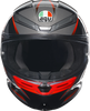 AGV K6 S Helmet - Slashcut - Black/Gray/Red - 2XL 21183950020142X