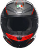  AGV K6 S Helmet - Slashcut - Black/Gray/Red - Large 2118395002014L 