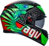 AGV K3 Helmet - Kamaleon - Black/Red/Green - XL 2118381004013XL