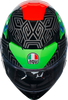 AGV K3 Helmet - Kamaleon - Black/Red/Green - Large 2118381004013L