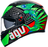 AGV K3 Helmet - Kamaleon - Black/Red/Green - Small 2118381004013S