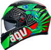  AGV K3 Helmet - Kamaleon - Black/Red/Green - Small 2118381004013S 