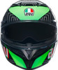  AGV K3 Helmet - Kamaleon - Black/Red/Green - Small 2118381004013S 