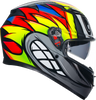AGV K3 Helmet - Birdy 2.0 - Gray/Yellow/Red - Large 2118381004012L AGV K3 Helmet - Birdy 2.0 - Gray/Yellow/Red - Large 2118381004012L