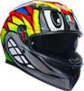  AGV K3 Helmet - Birdy 2.0 - Gray/Yellow/Red - Medium 2118381004012M 