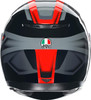  AGV K3 Helmet - Compound - Black/Red - Small 2118381004009S 