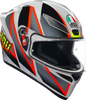 AGV K1 S Helmet - Blipper - Gray/Red - Small 2118394003030S